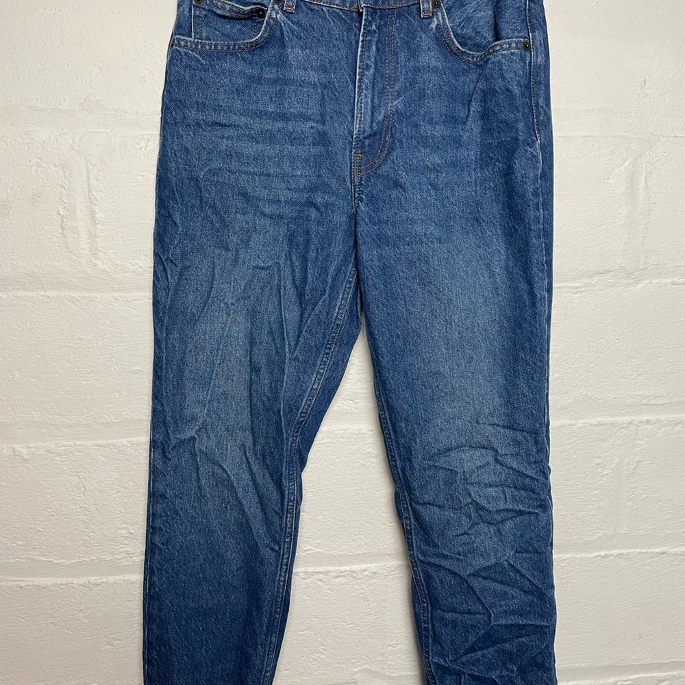 Reformation Jean's Sz 26 mid Rise Slim Straight